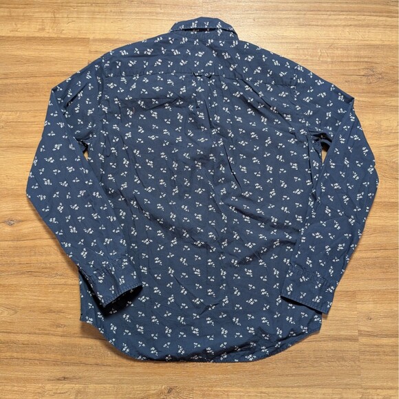 American Eagle Seriously Soft Button Down Shirt Mens Medium Cotton Floral Print - Picture 7 of 10